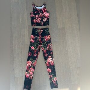 Floral workout set